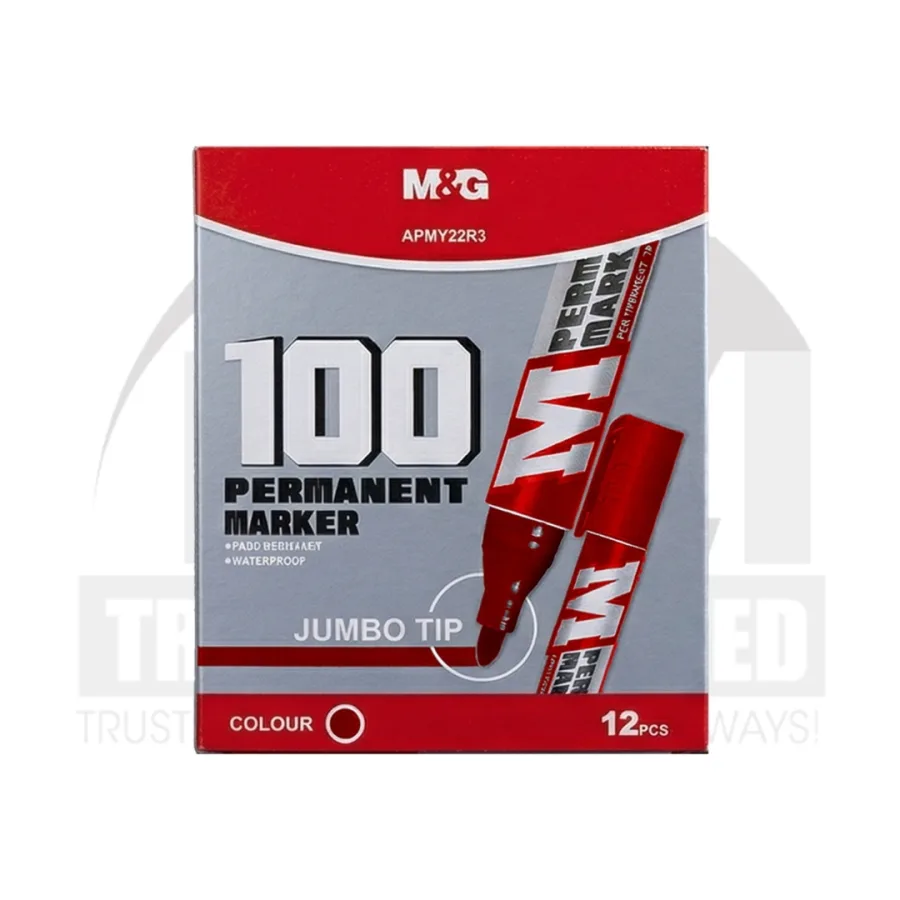M&G 22R3 Permanent Marker - Red