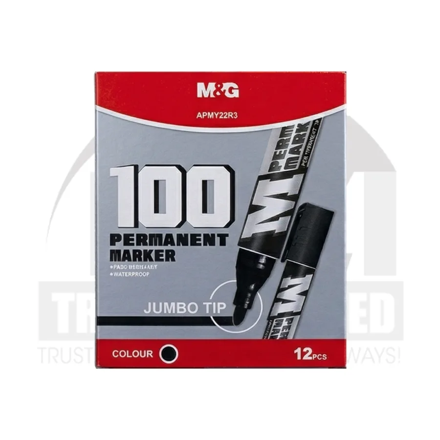 M&G 22R3 Permanent Marker - Black