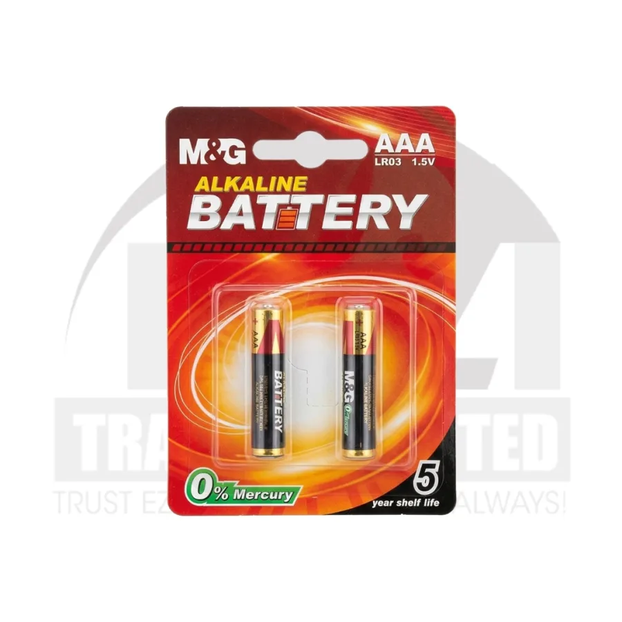M&G 5W1 AAA Alkaline Batteries - 1.5V (Pack of 2)