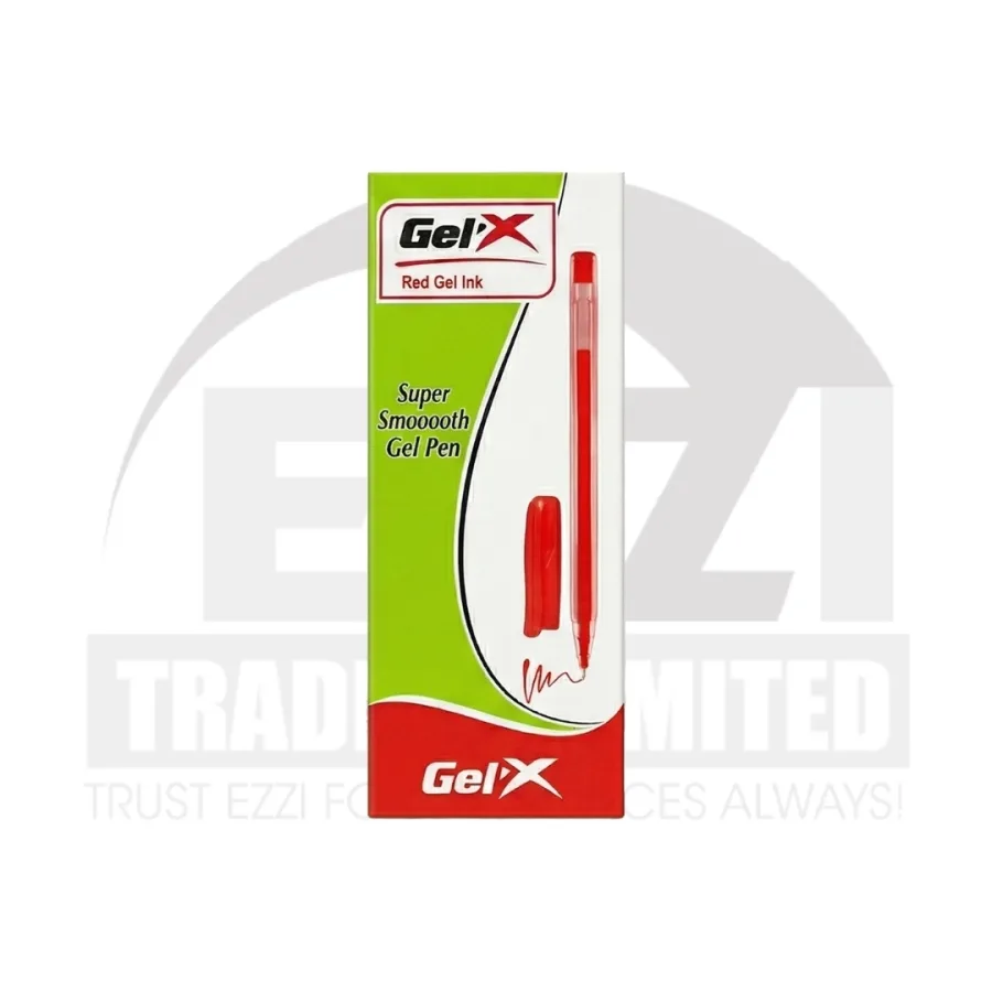 Gel-X Pen - Red (Box of 12)