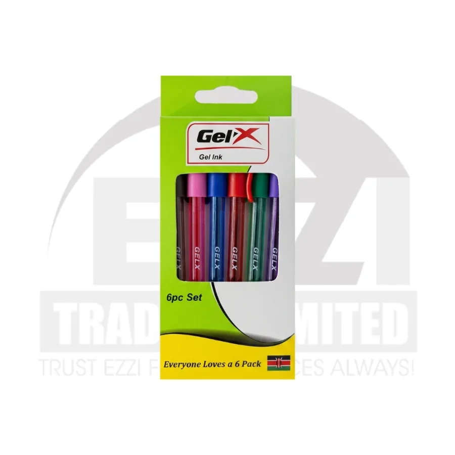 Gel-X Pens - Assorted (Pack of 6)