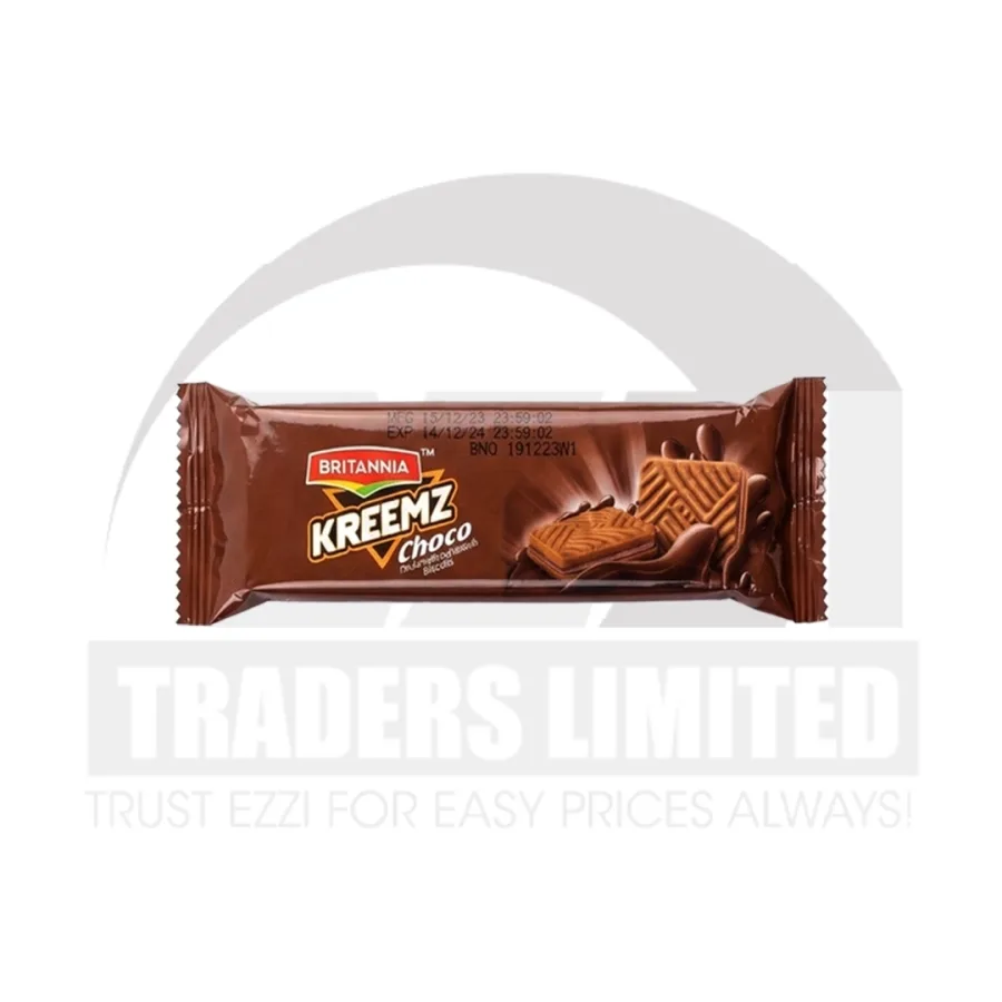 Britannia Kreemz Chocolate Biscuits (Box of 36 x 3 Pcs)