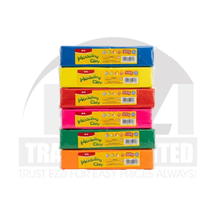 M&G 040FS Modeling Clay - 6 Colors (500g)
