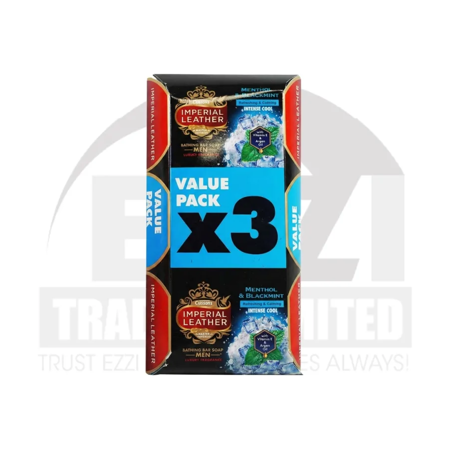 Imperial Black Mint Soap - 150g (Pack of 3)